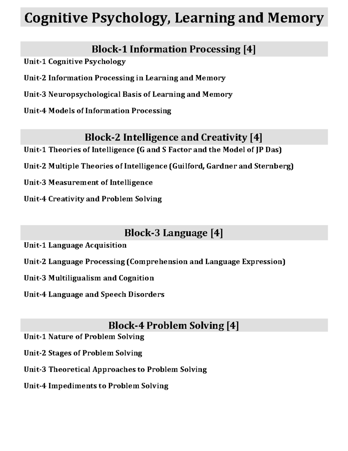 Cognitive-Psychology-Learning-and-Memory-1MB - Cognitive Psychology ...