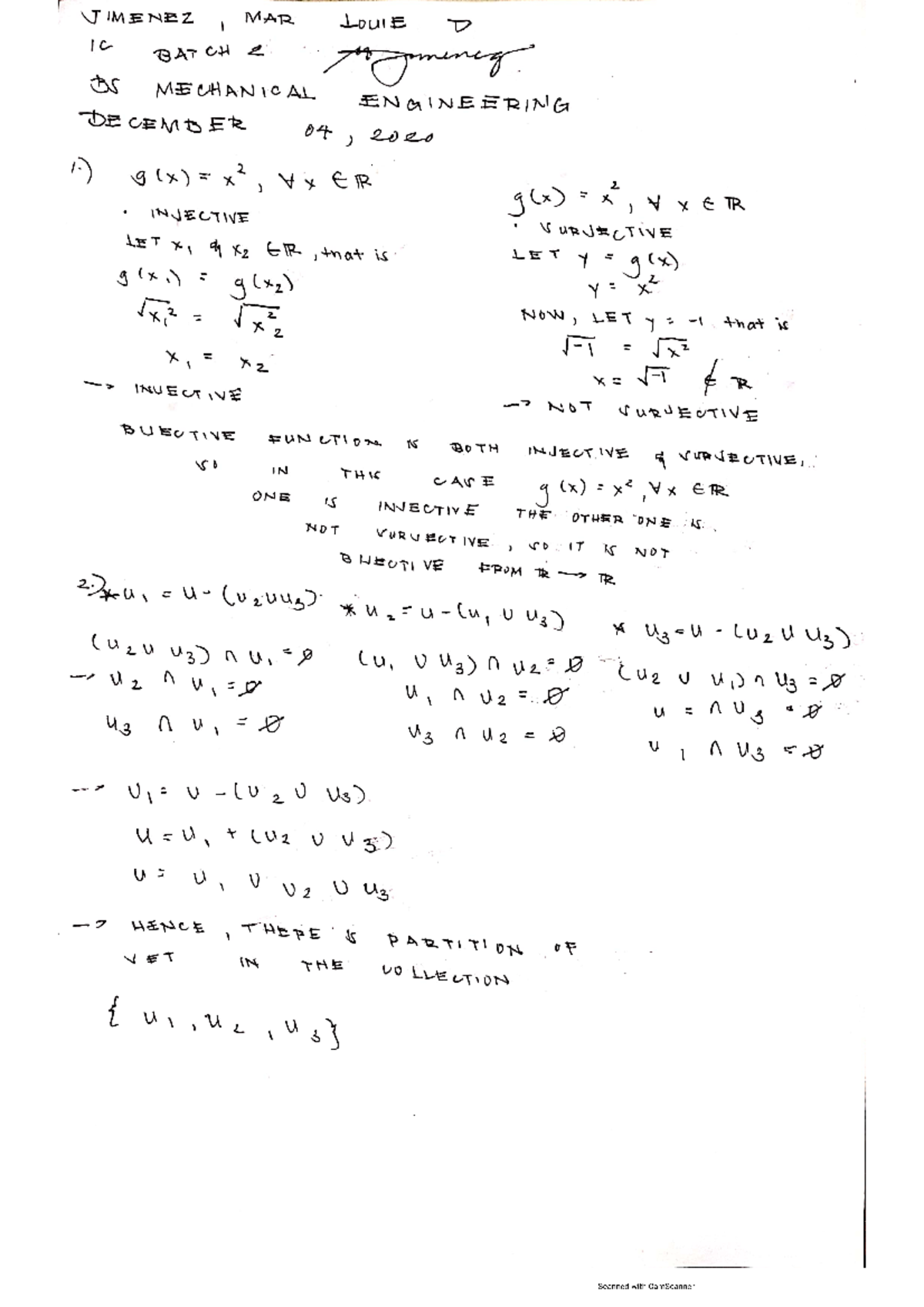 Subjective Function - Mathematics in the Modern World - PangSU - Studocu