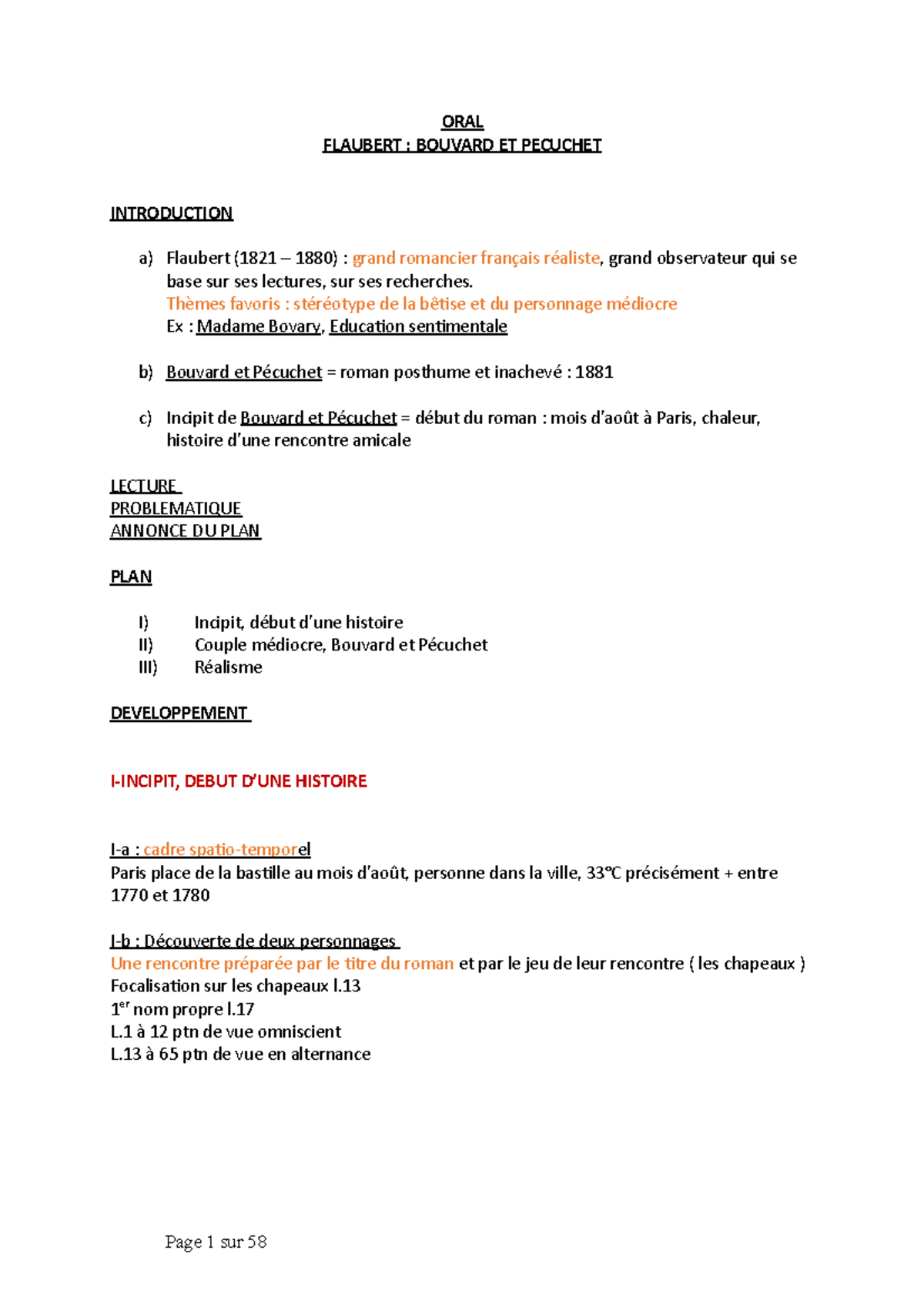 commentaire rencontre bouvard et pécuchet