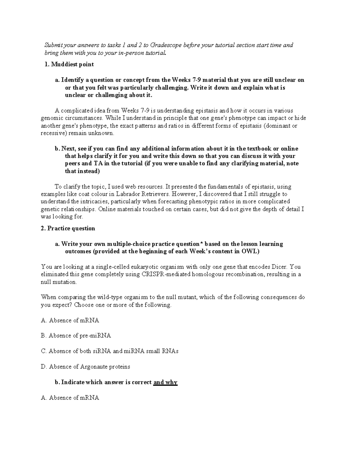 Tutorial 3 - Submit your answers to tasks 1 and 2 to Gradescope before ...
