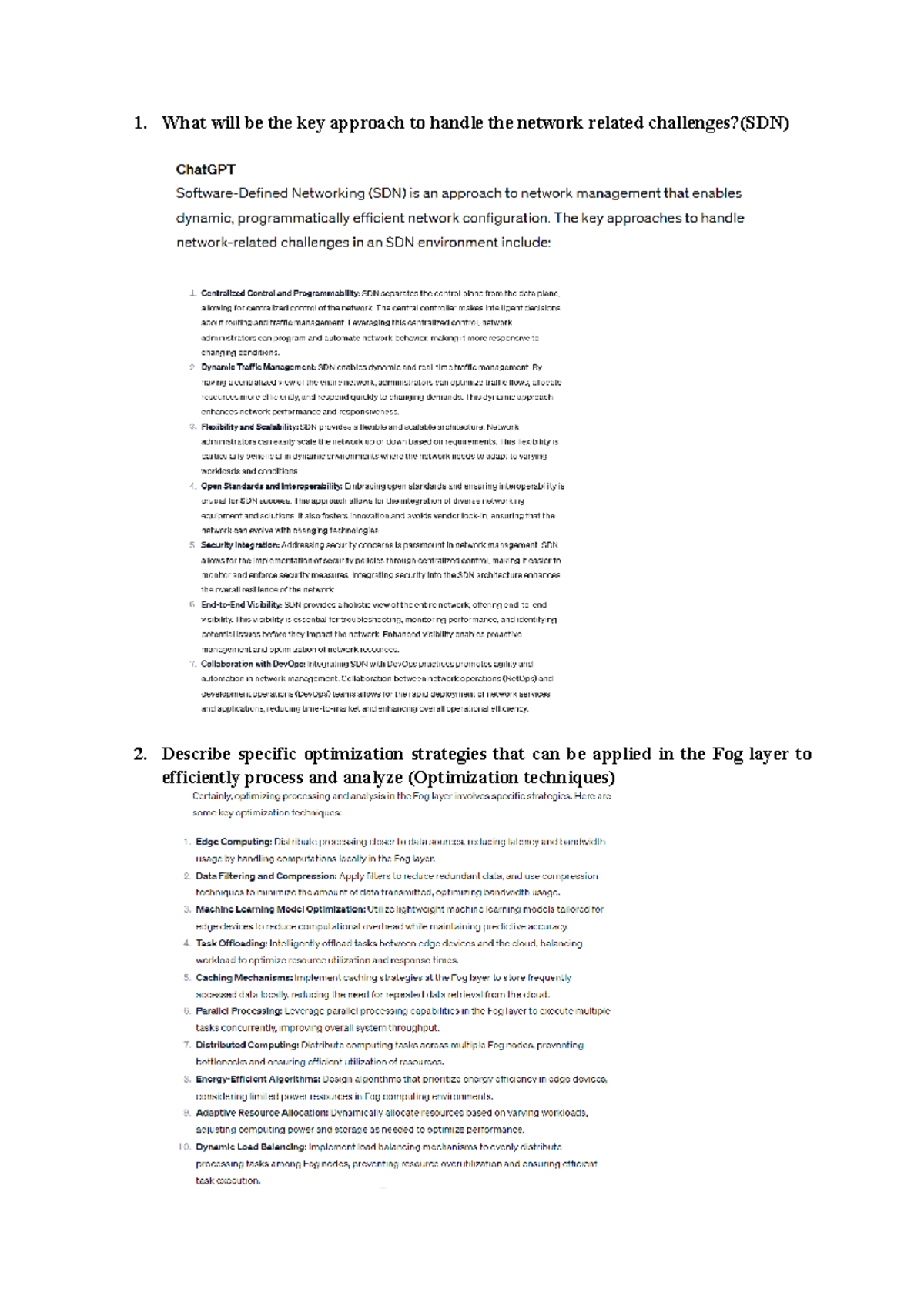 Edge computing final answers - What will be the key approach to handle ...