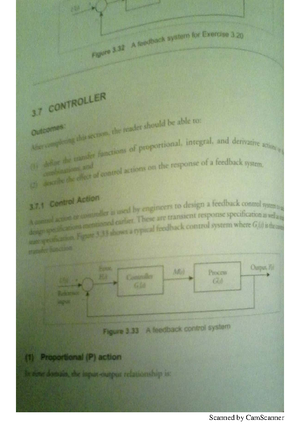 Course Outline EE-371 Linear Control Systems - DEPARTMENT OF ELECTRICAL ...