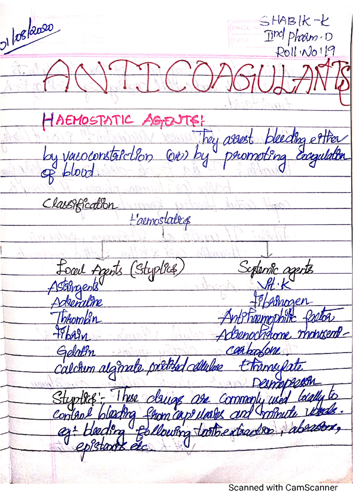Anticoagulants Thrombolytics antifibrinolytics and Antiplatelets - IInd ...