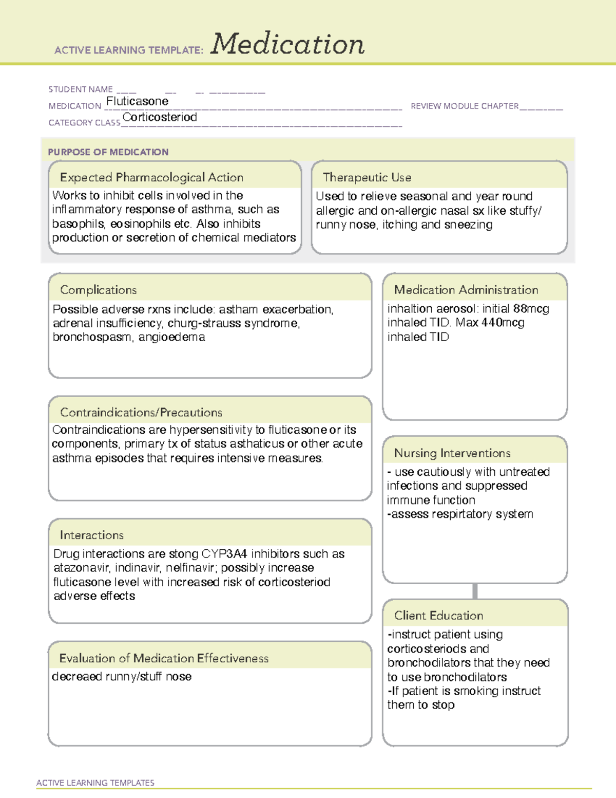 211 wk4 Meds 5:5 copy - ati templates - ACTIVE LEARNING TEMPLATES ...