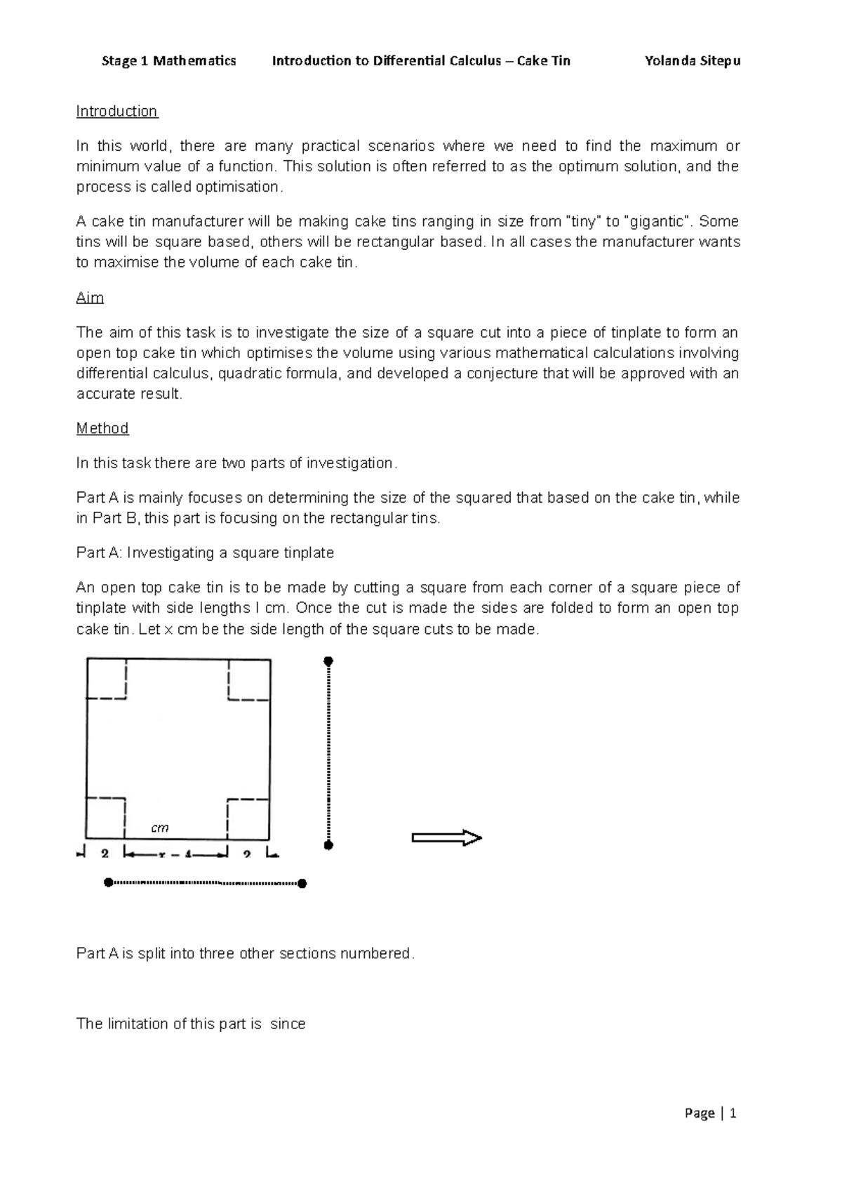 Stage 1 Mathematics method - Stage 1 Mathematics Introduction to ...