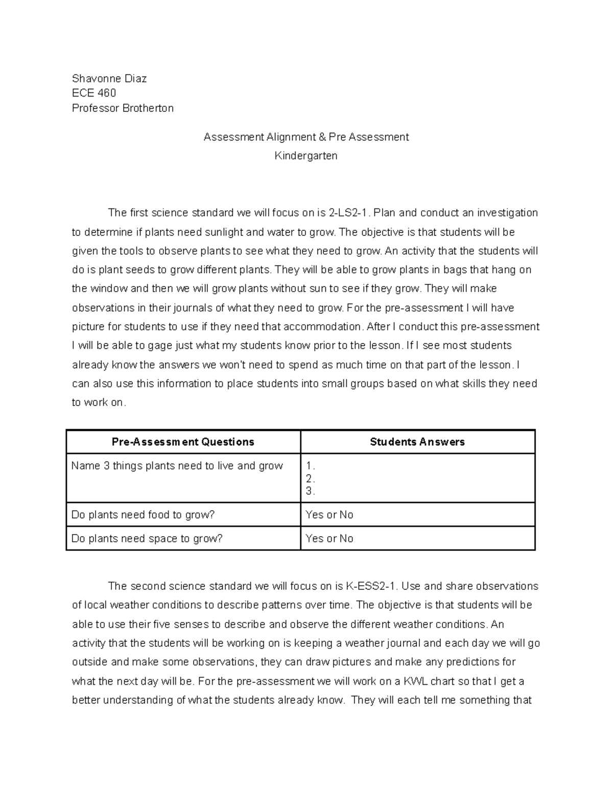 science professional development presentation ece 460