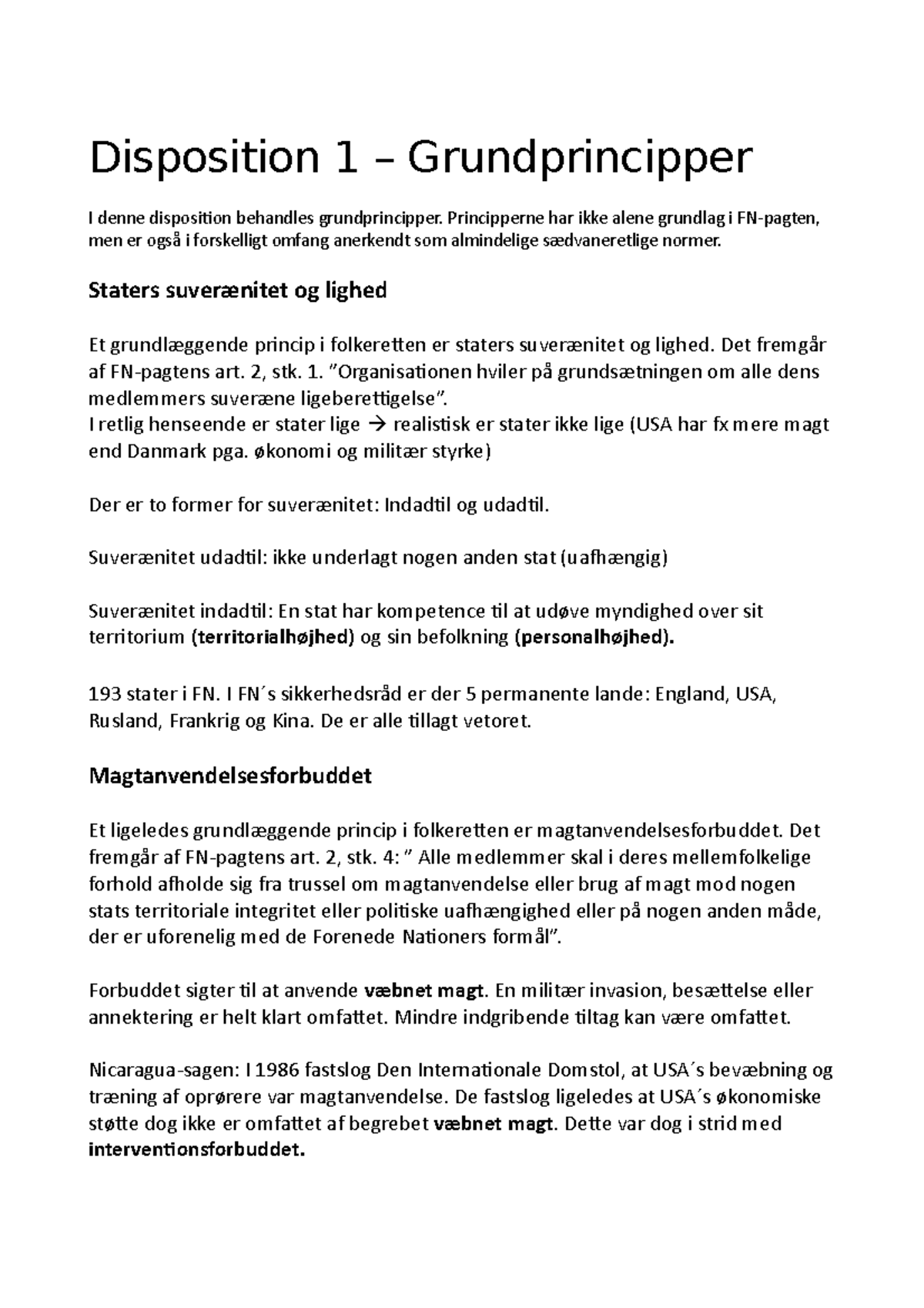 Disposition 1 - Grundprincipper - Disposition 1 – Grundprincipper I ...