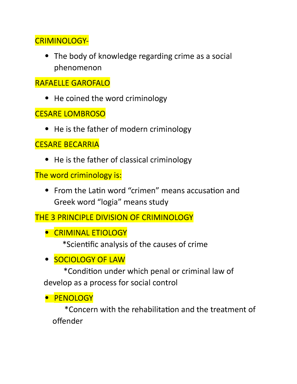 crim111-reviewer-summarry-criminology-the-body-of-knowledge-regarding-crime-as-a-social