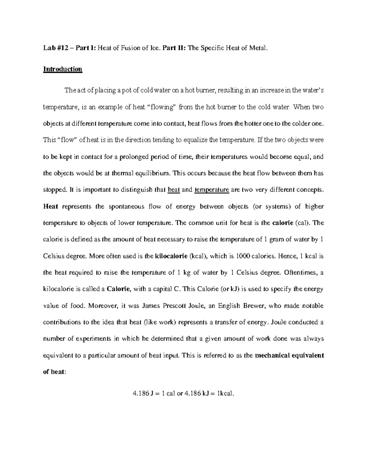 phys-110-lab-report-12-calorimetry-lab-12-part-i-heat-of