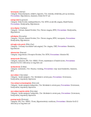 Critical Care Final Study Guide - Final Study Guide: Modules 1-11 ...