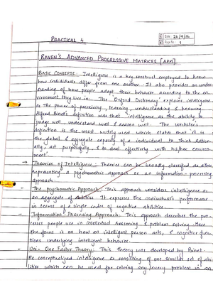 Practical 2 Sinha’s Comprehensive TEST By AKP Sinha And LNK Sinha ...