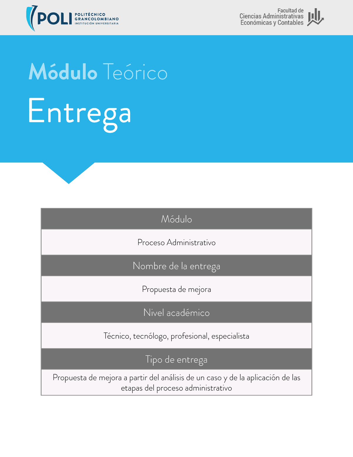 Instrucciones Entregable 1 - Semana 4-3 - Entrega Módulo Teórico Módulo ...