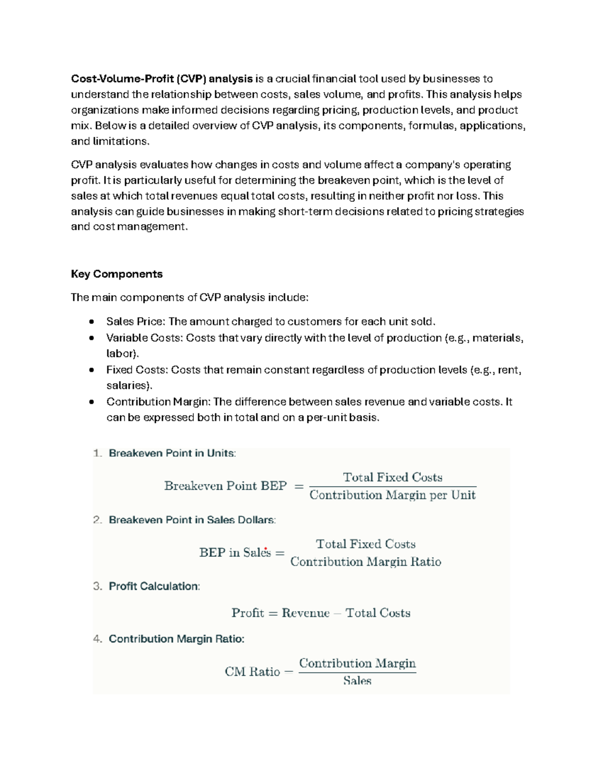 CVP Analysis - Cost-Volume-Profit (CVP) analysis is a crucial financial ...