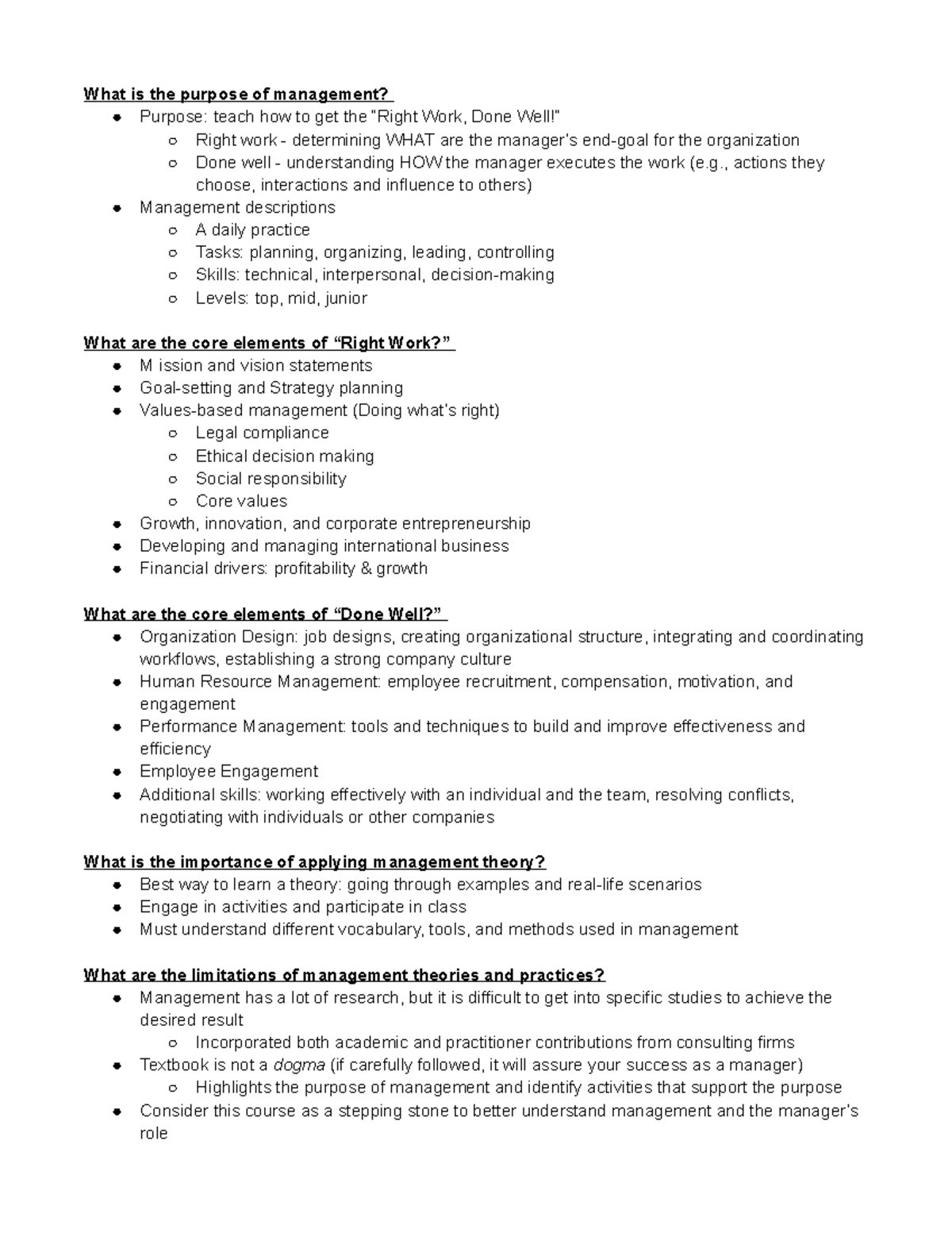 management-ch1-study-guide-what-is-the-purpose-of-management-purpose