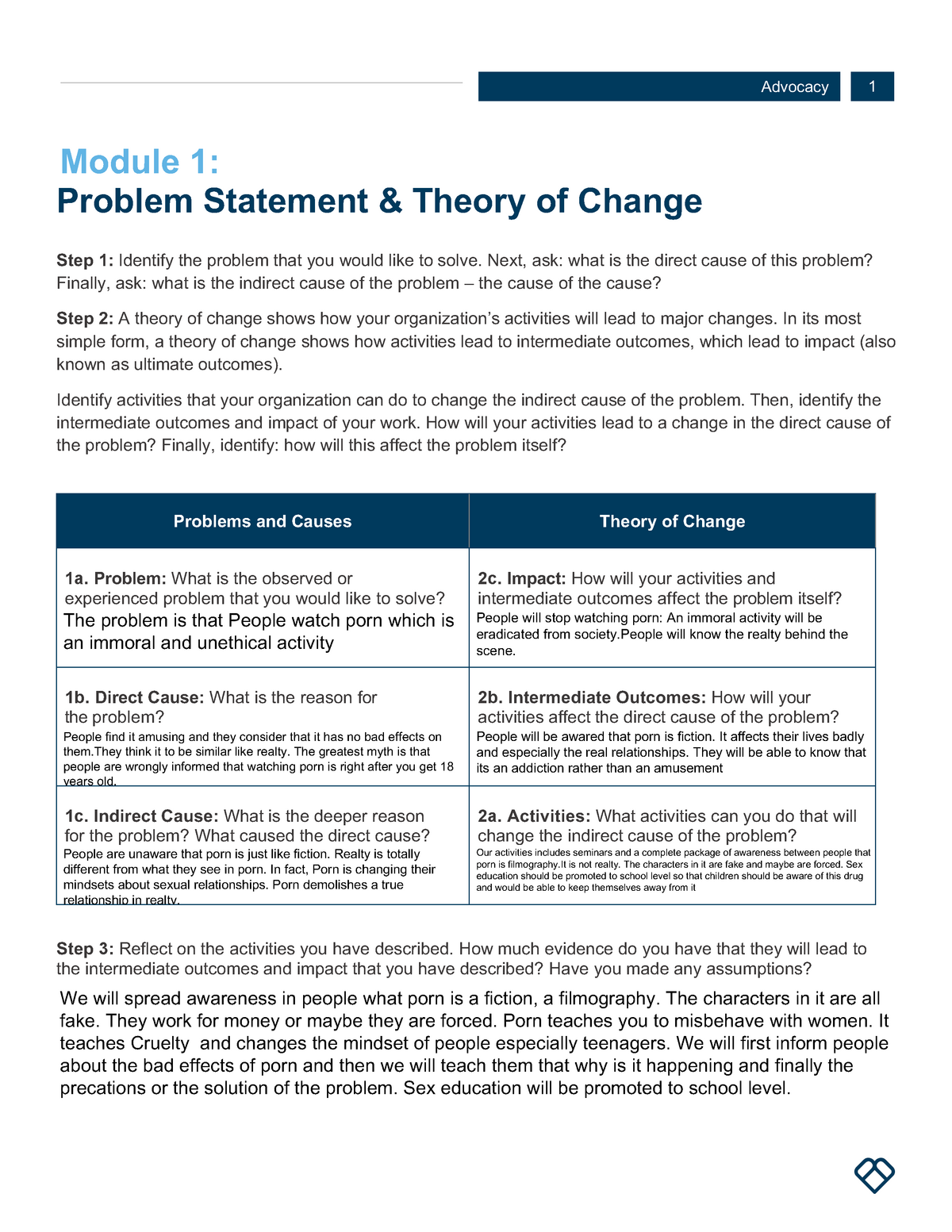 1200px x 1553px - Module+1+Problem+Statement+Theory+of+Change - completed ...