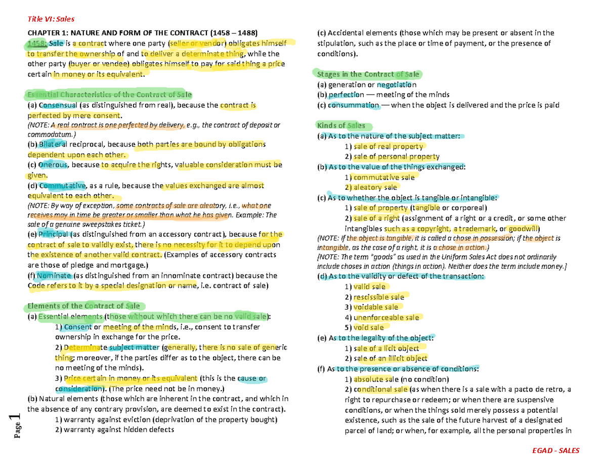 Article 1458-1510 of Corporation Code of the Philippines - Page 1 ...