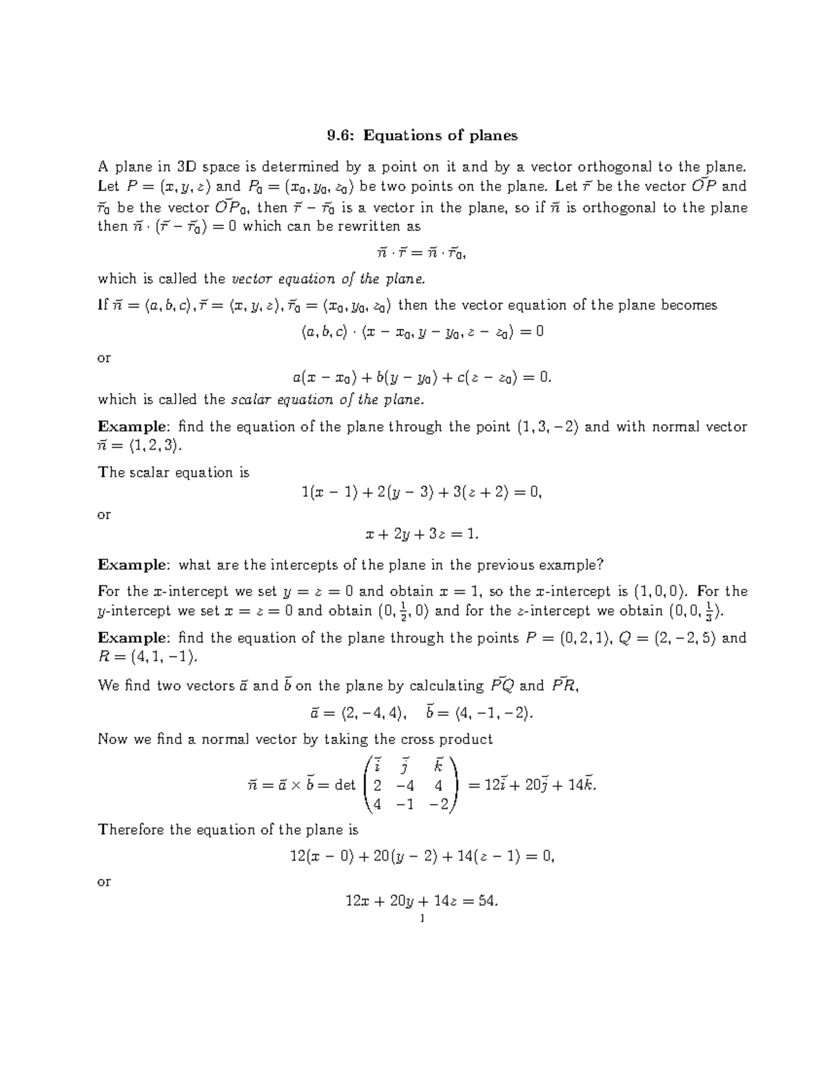 equations-of-planes-9-equations-of-planes-a-plane-in-3d-space-is