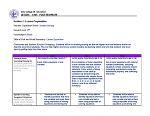 Field Experience C Sec450 - Sheri Diehl Sec 450 Professor Sutherland ...
