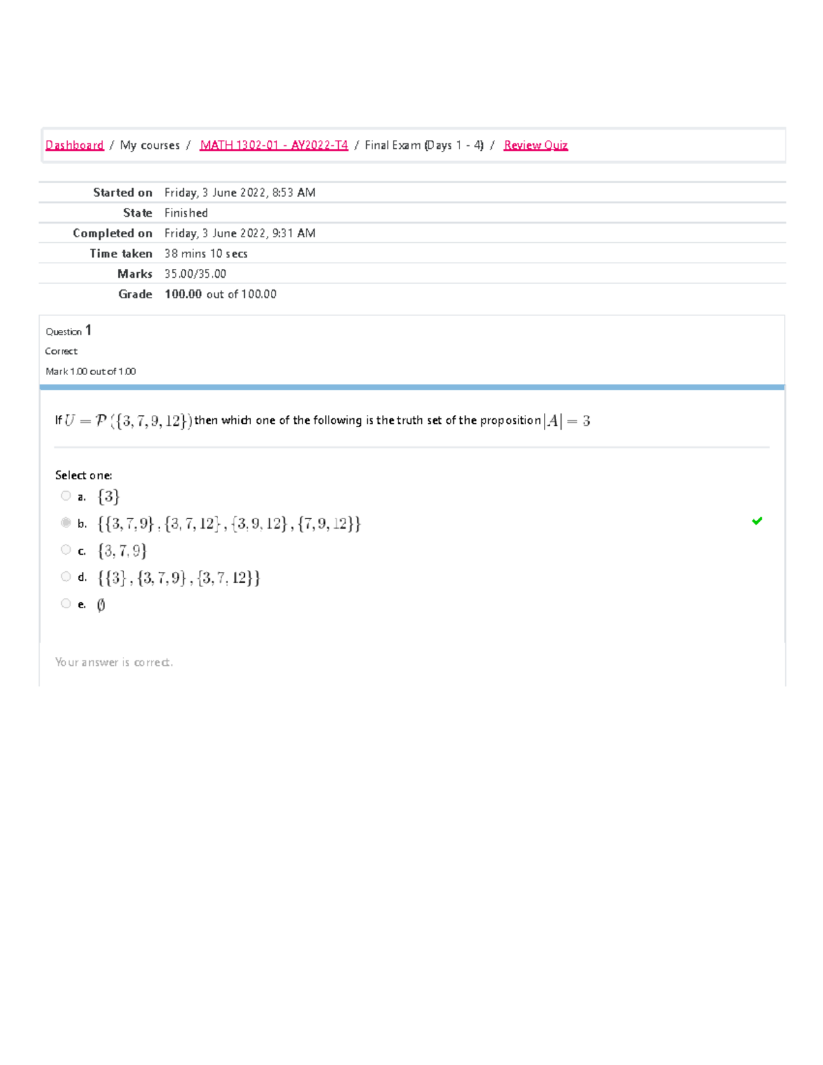 review-self-quiz-unit-9-for-final-exam-score-100-of-100-started-on