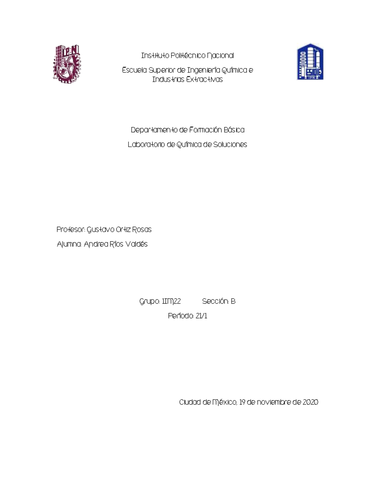 Práctica 8 quimica de soluciones - Instituto Politécnico Nacional ...