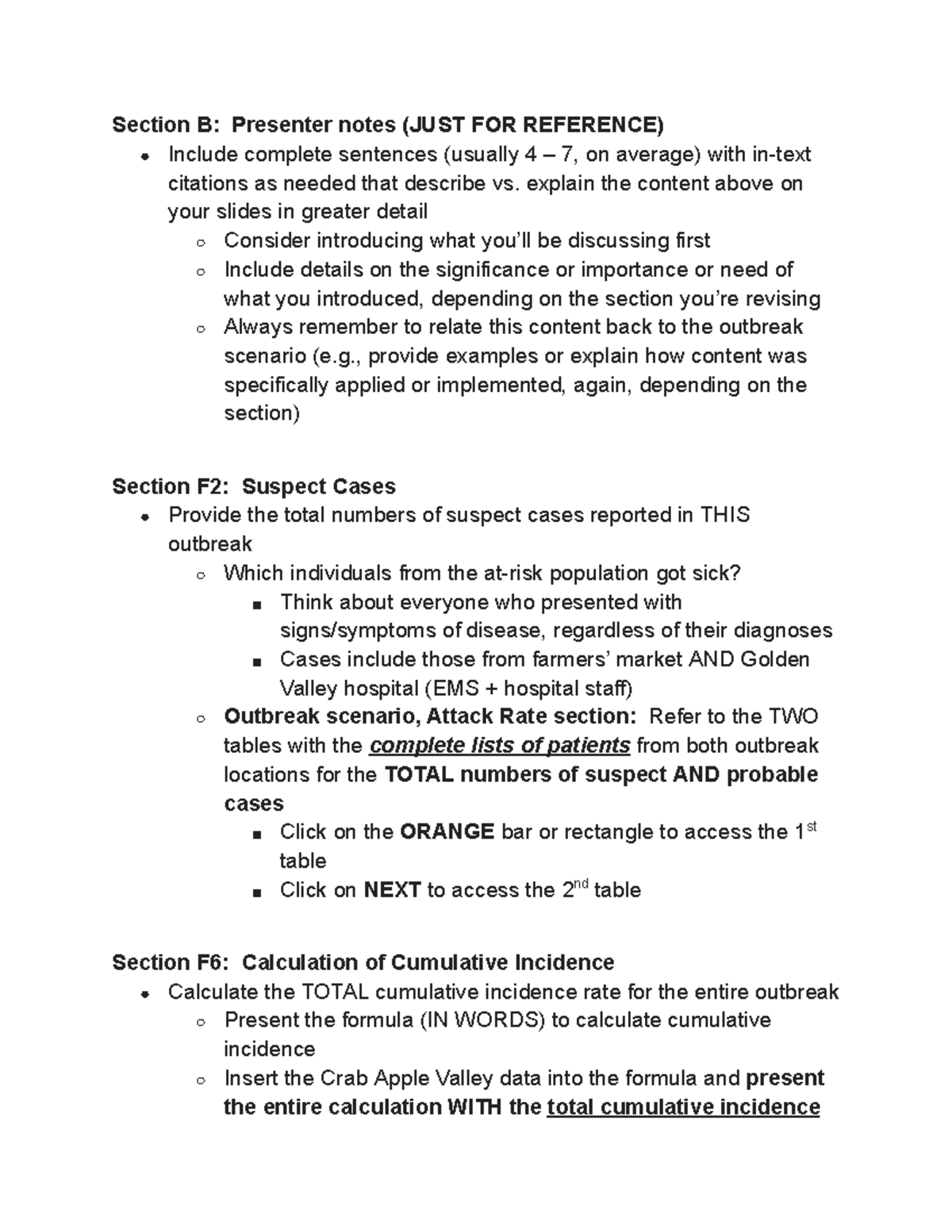 D028 apple Crab valley Section B Presenter notes (JUST FOR REFERENCE) Include complete Studocu