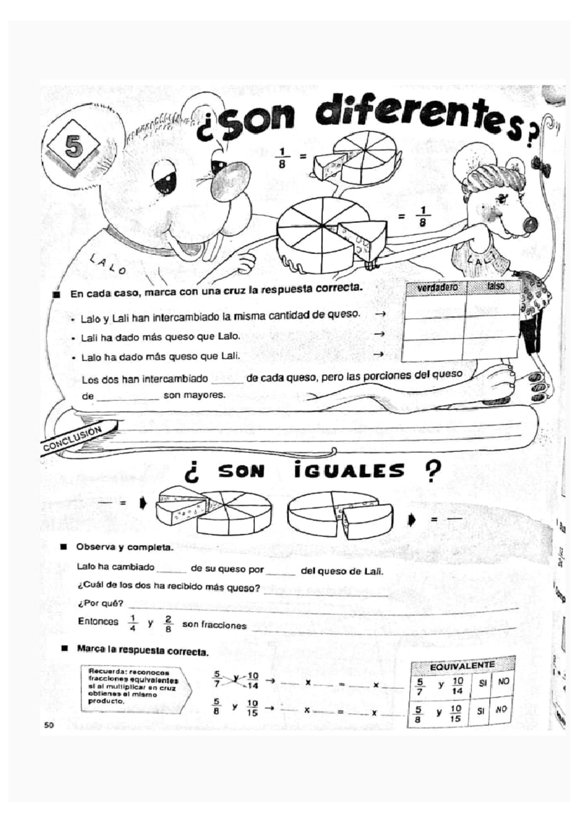 Rata fracciones - PRACTICA - Matemática - Primer año - Studocu