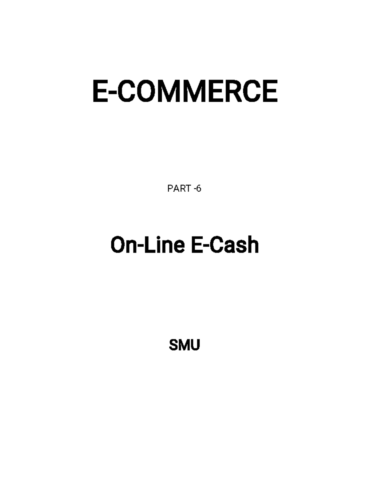 e-commerce-on-line-e-cash-smu-part-6-e-commerce-part-on-line-e