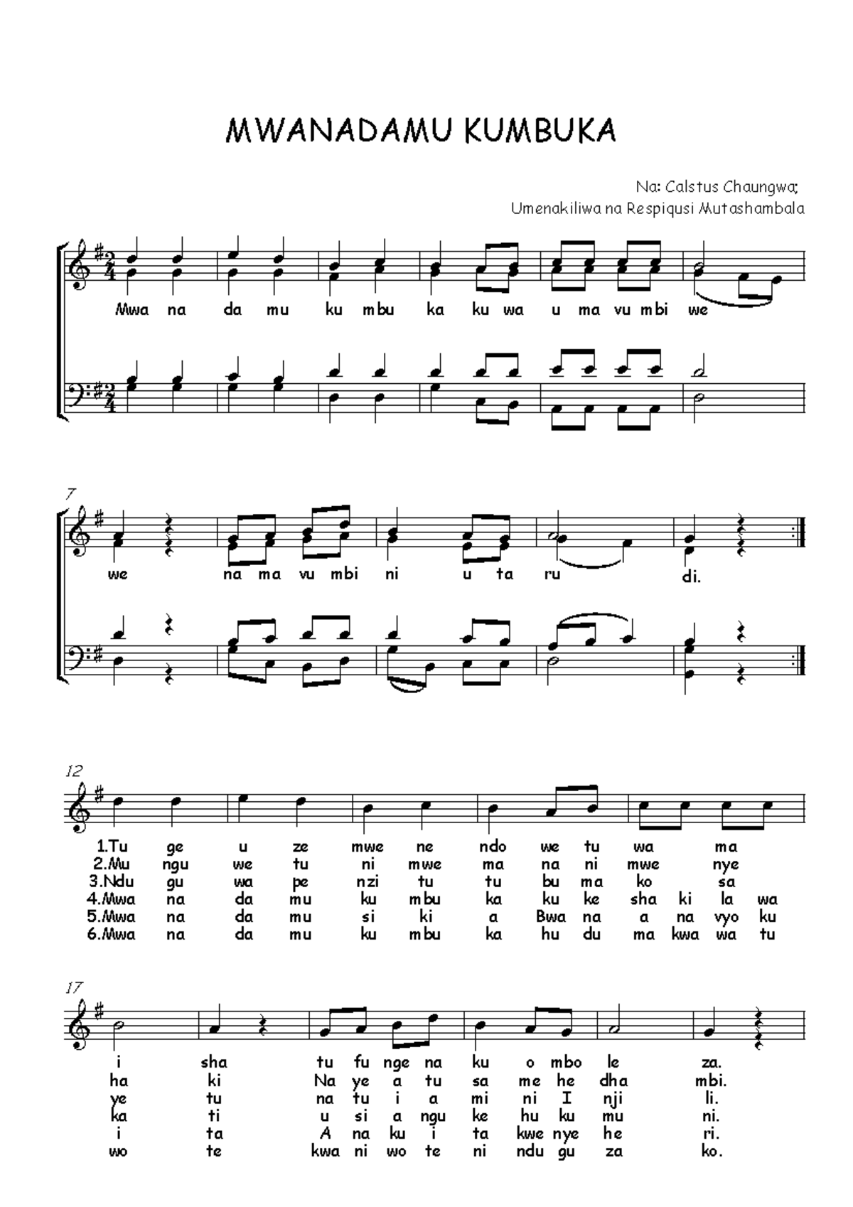 0886b Mwanadamu Kumbuka ñ ò ñ ò Mwa na da mu ku mbu ka ku wa u ma