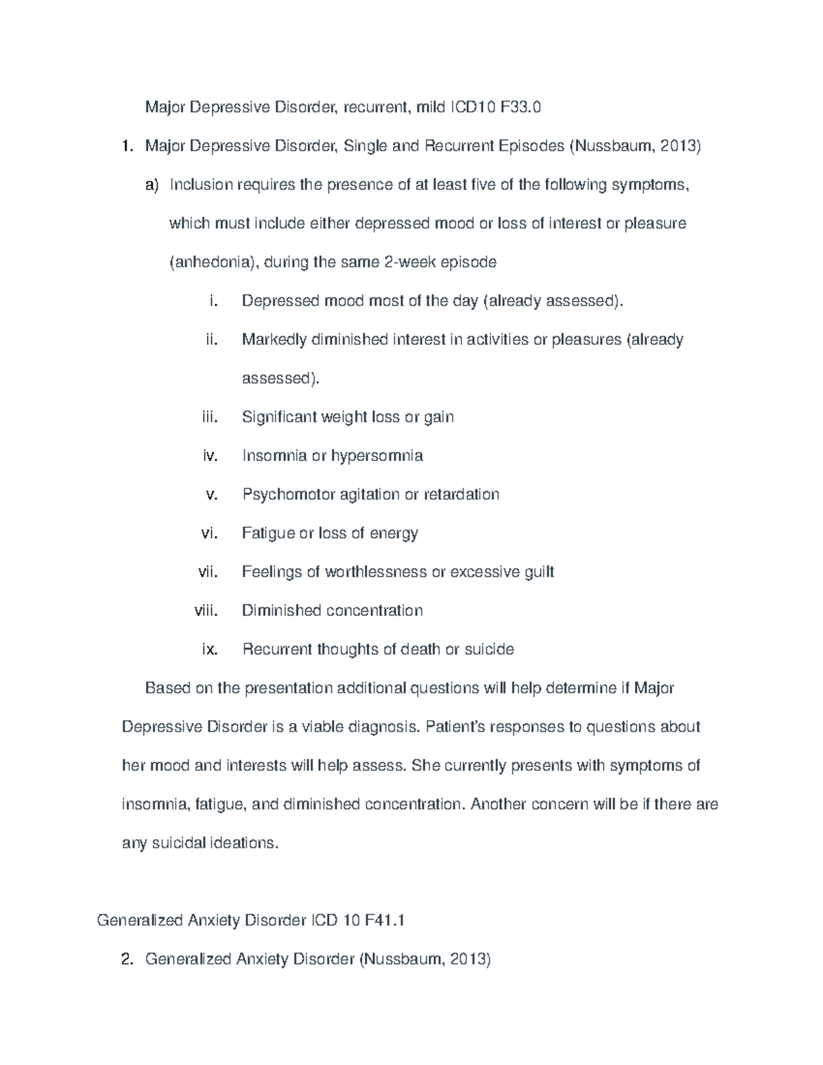 dsm-for-case-study-major-depressive-disorder-recurrent-mild-icd10