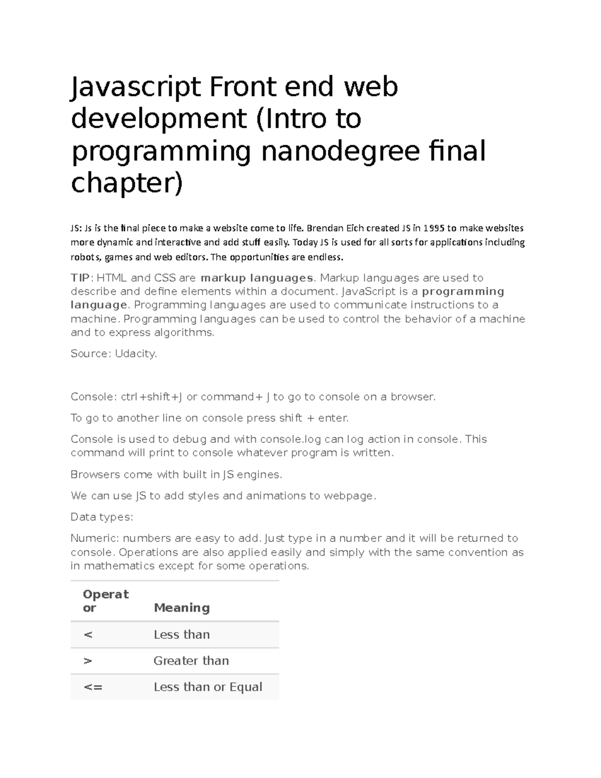 Javascript Front end web development - Javascript Front end web ...