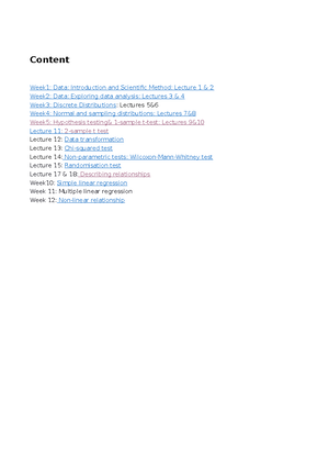 Normal distribution notes - Normal distributions Great for modelling ...