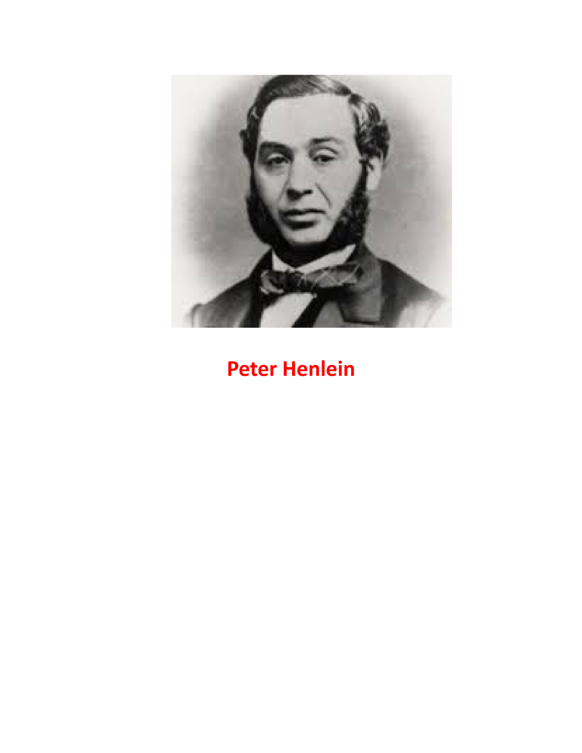 Great Invention - Cihgfa - Peter Henlein Born: 23 August 1485 Nuremberg ...