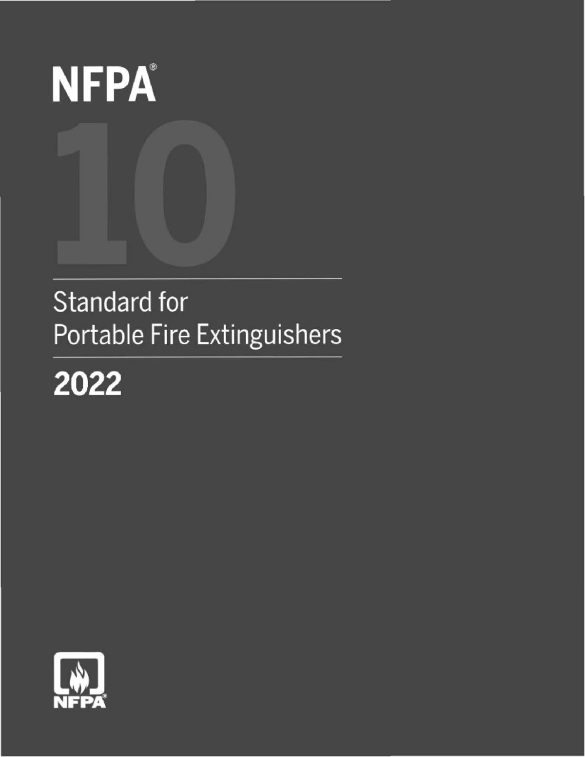 NFPA 10, 2022 Normativa IMPORTANT NOTICES AND DISClAIMERS