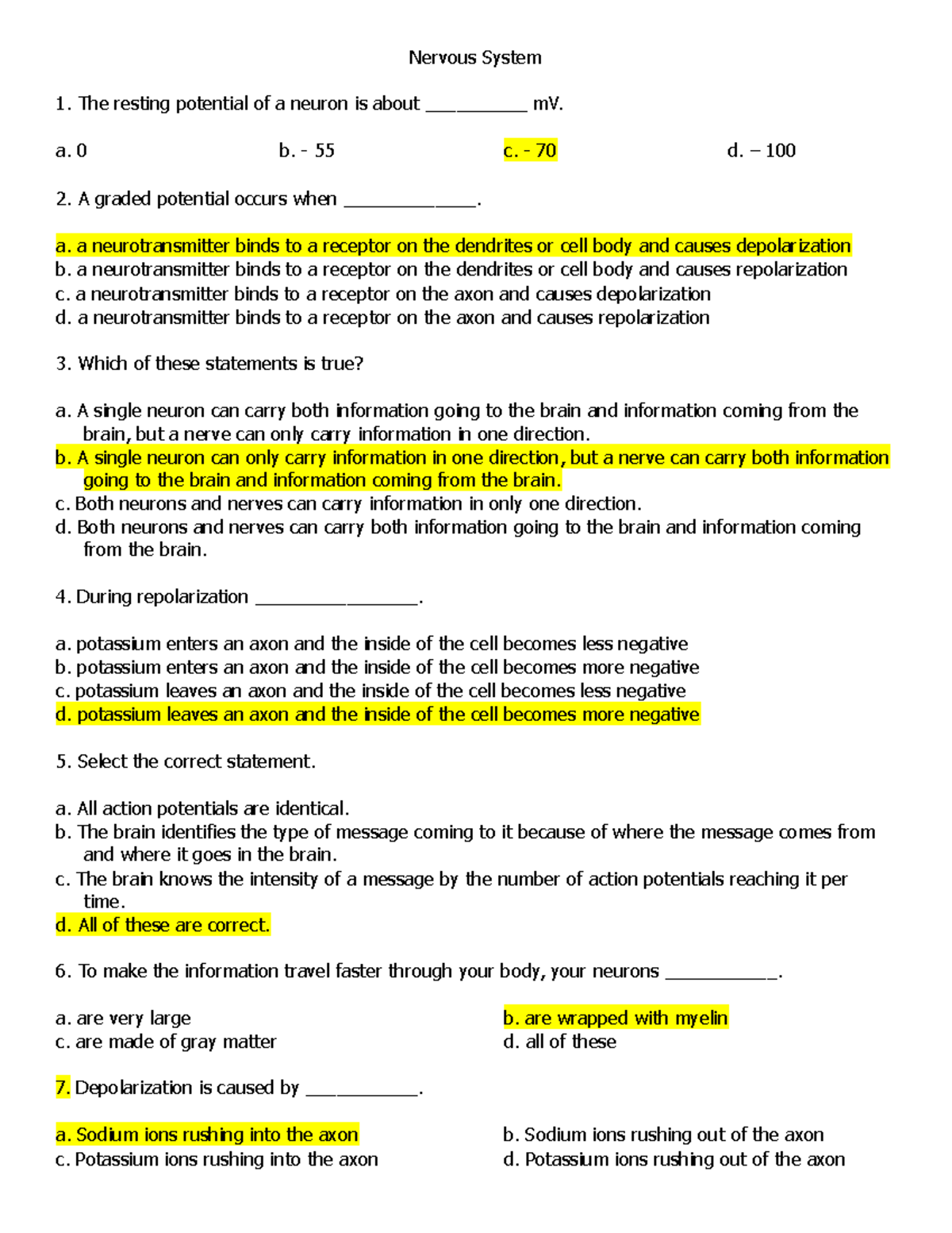 self-assessment-questions-chapter-9-the-nervous-system-questions-to