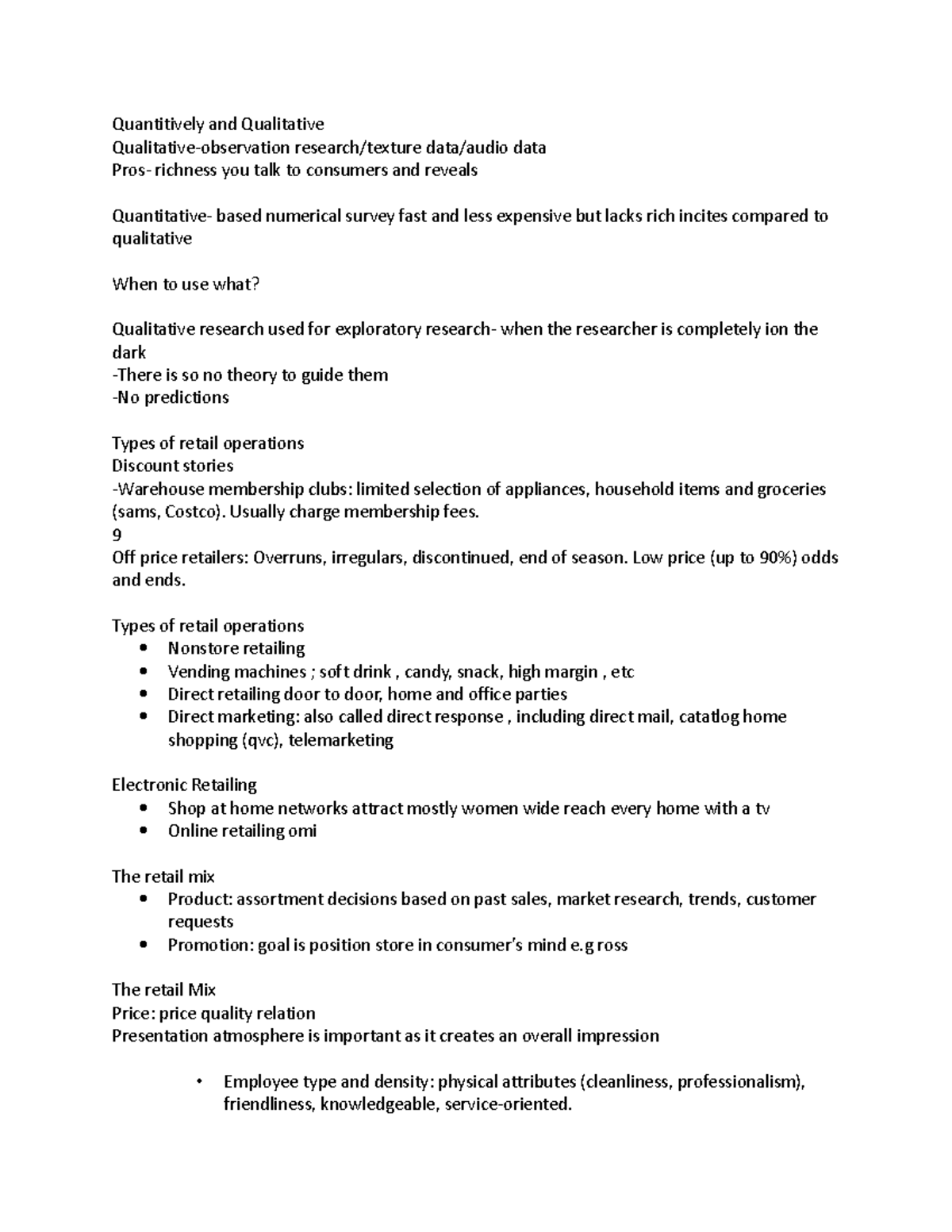 Quantitively and Qualitative - Quantitively and Qualitative Qualitative ...