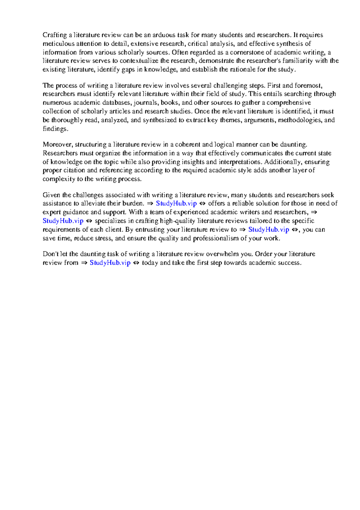 Literature Review Uk Example - Crafting a literature review can be an ...