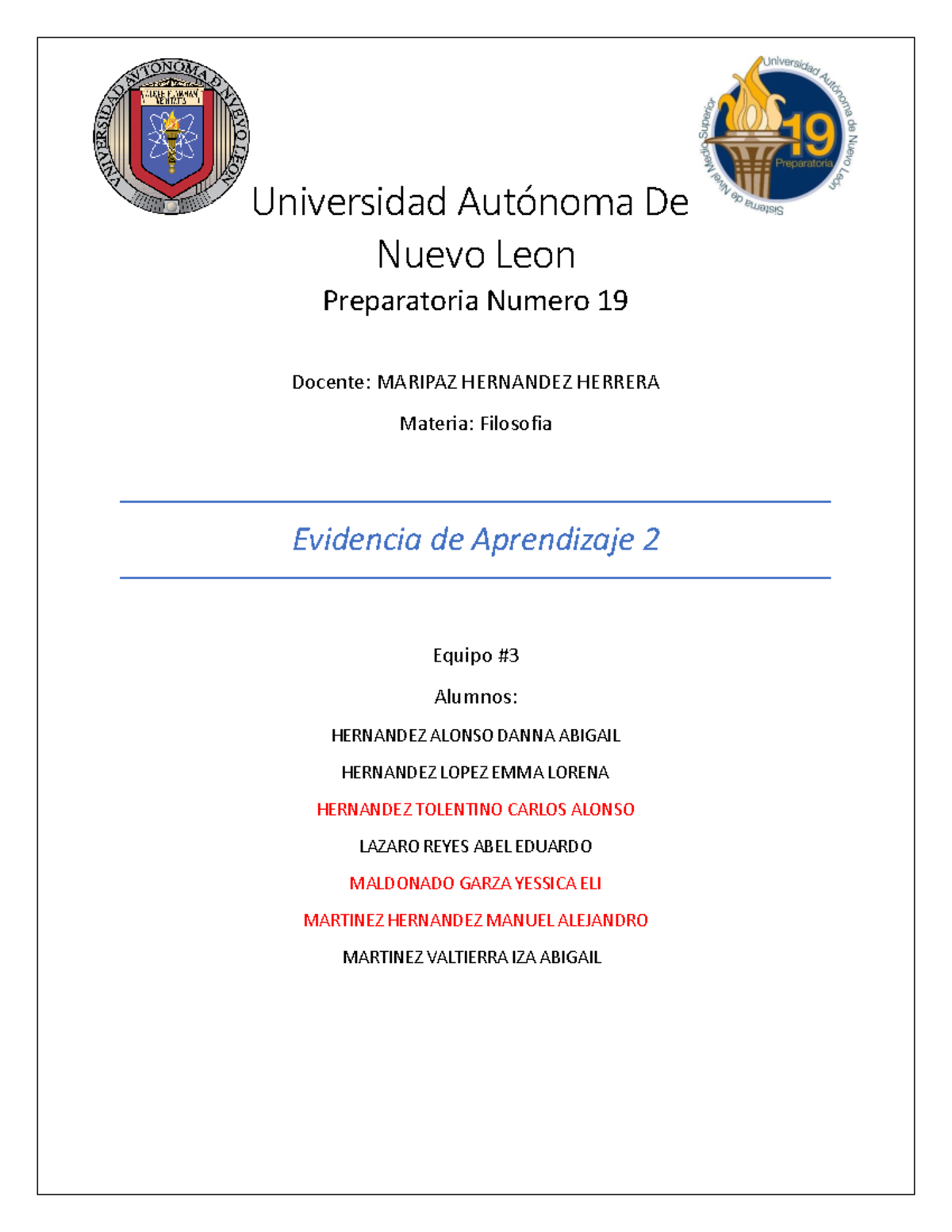 evidencia etapa 2 - Universidad Autónoma De Nuevo Leon Preparatoria ...