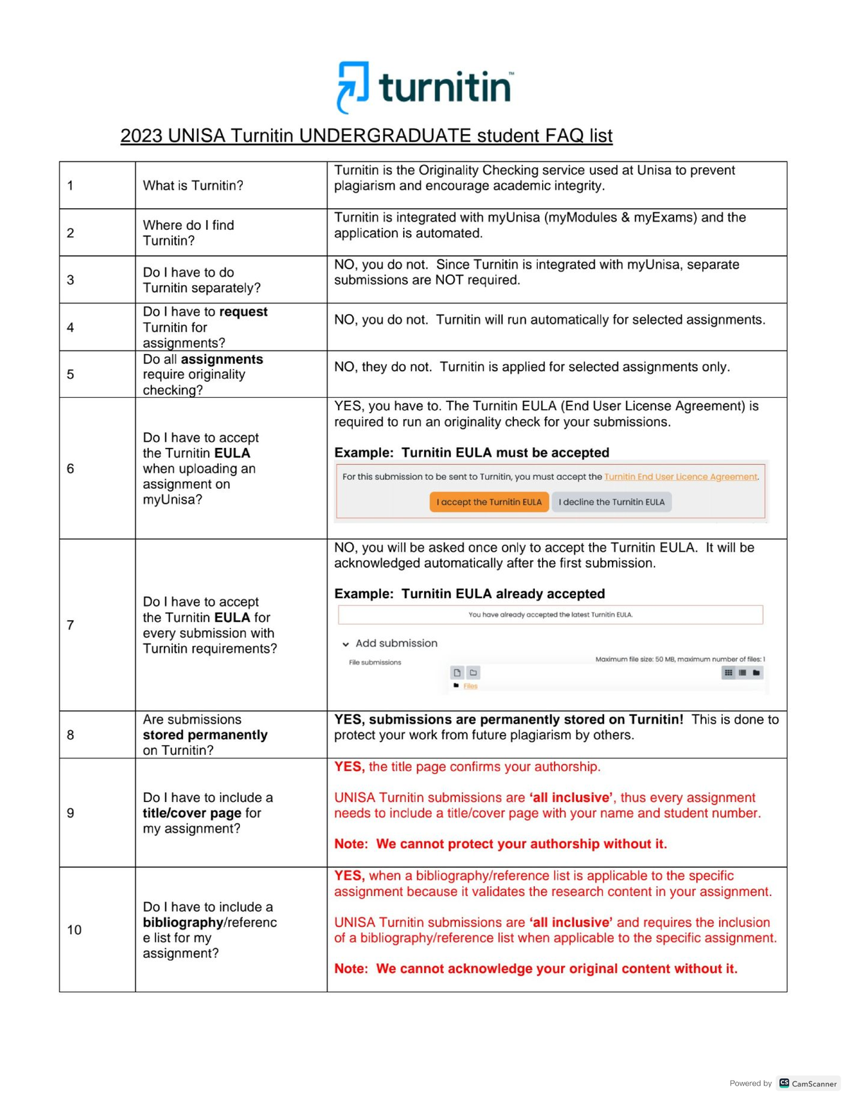 Turnitin Unisa Faq 2023 Undergraduates 1 26 Ecs1501 Studocu Turnitin Unisa Faq 2023 Undergraduates 1 26 Ecs1501 Studocu