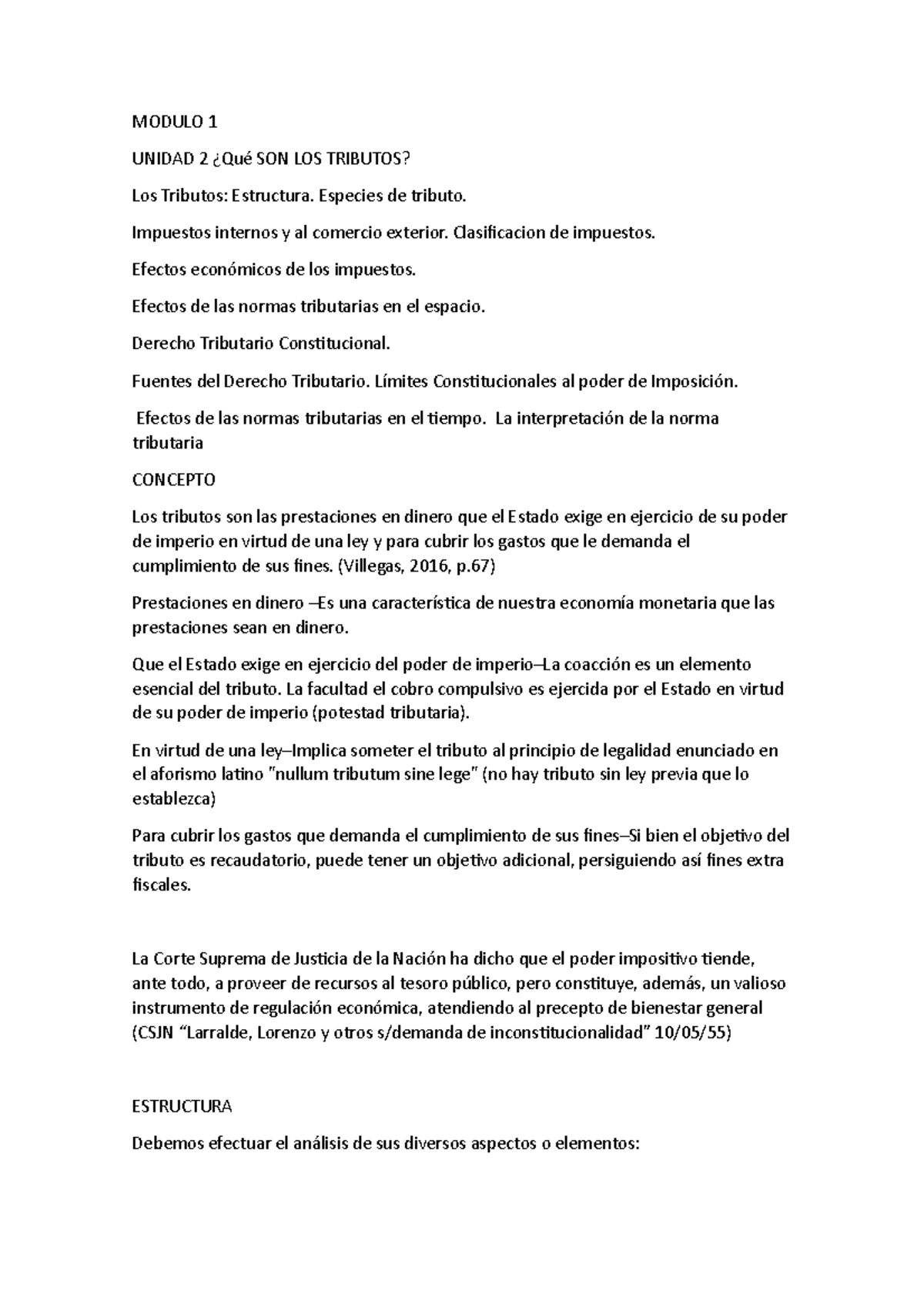 Derecho Tributario Modulo 1 Unidad 2 Resumen - MODULO 1 UNIDAD 2 ¿Qué ...