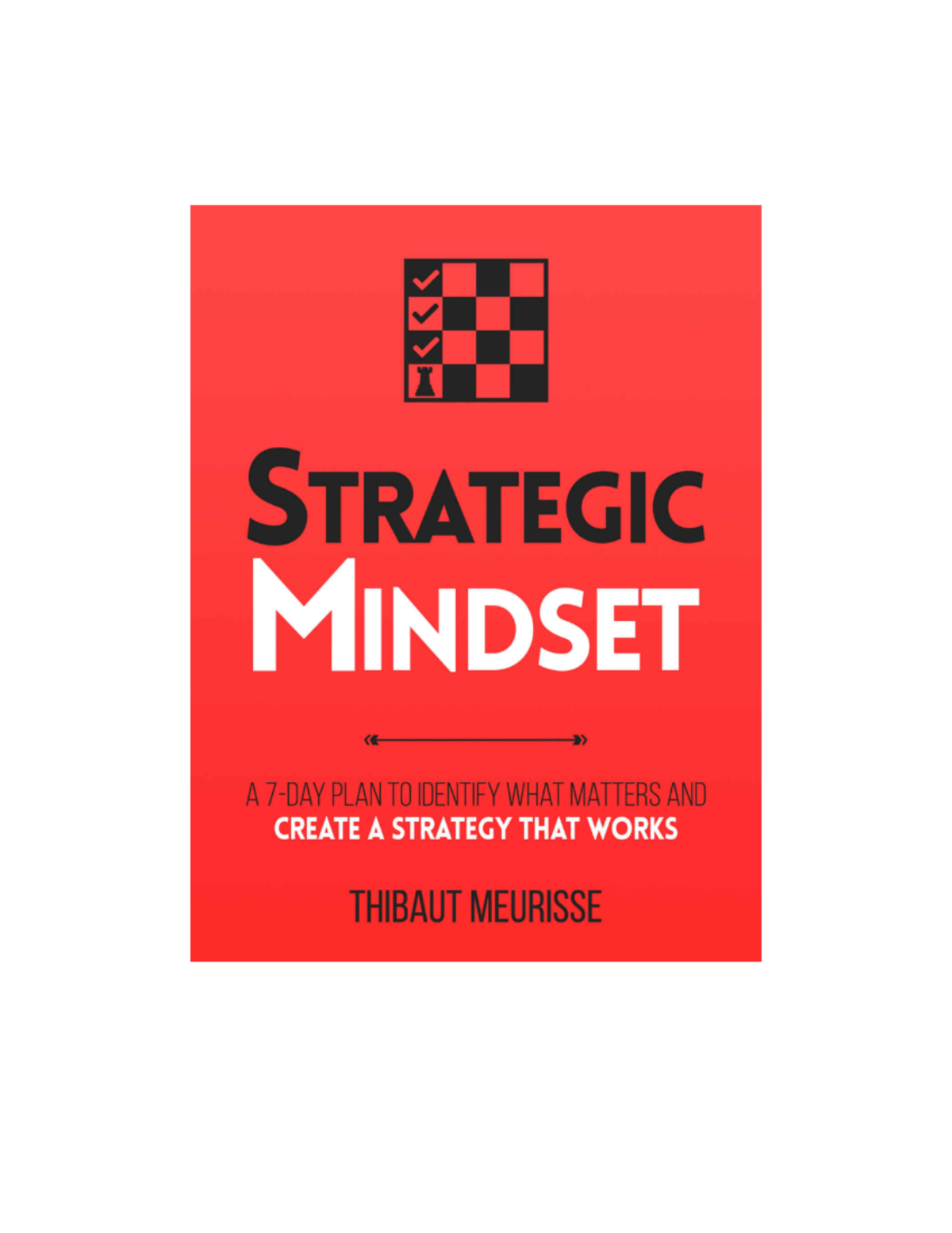 Thibaut Meurisse - Strategic Mindset - English - Studocu