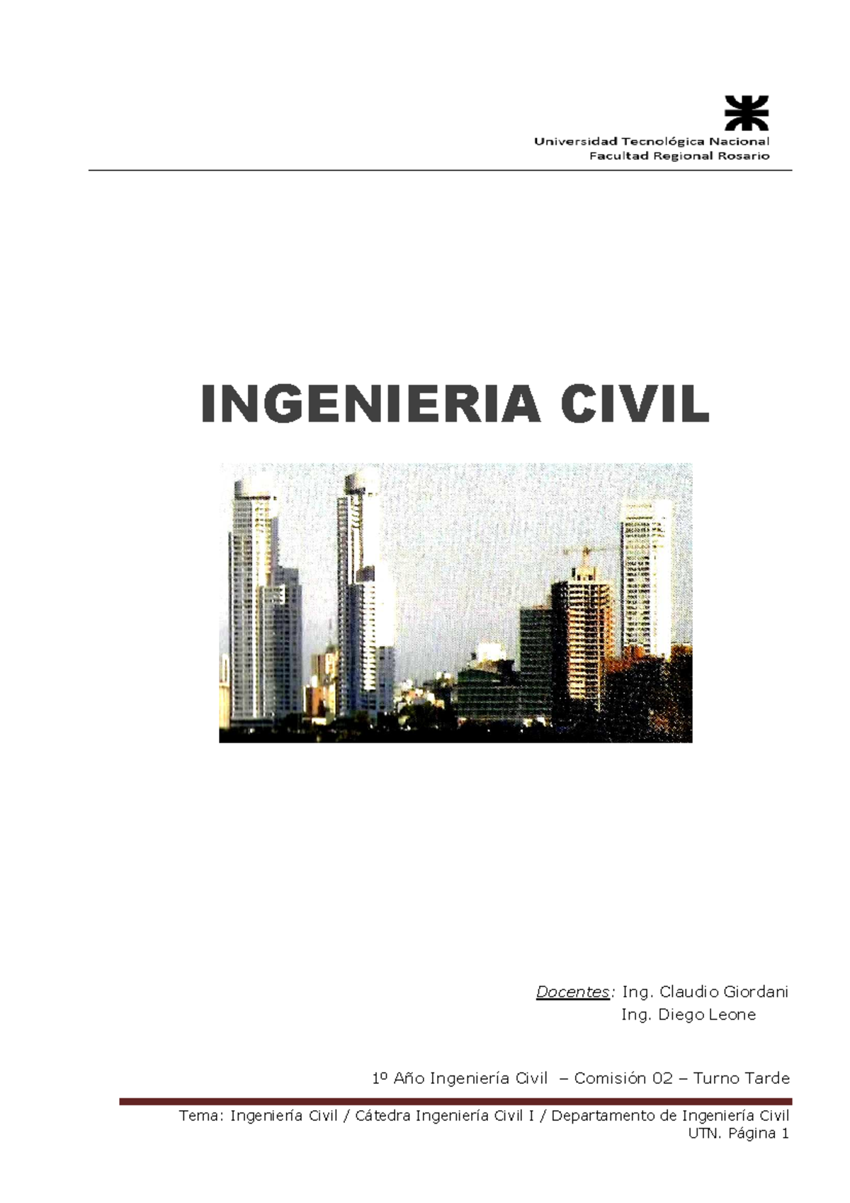 IC I-Ingeniería Civil - Analisis Estrutural - Tema: Ingeniería Civil ...