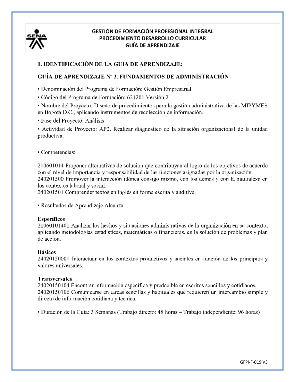 GUIA 3 - fsdfsdf - gestion empresarial - Studocu