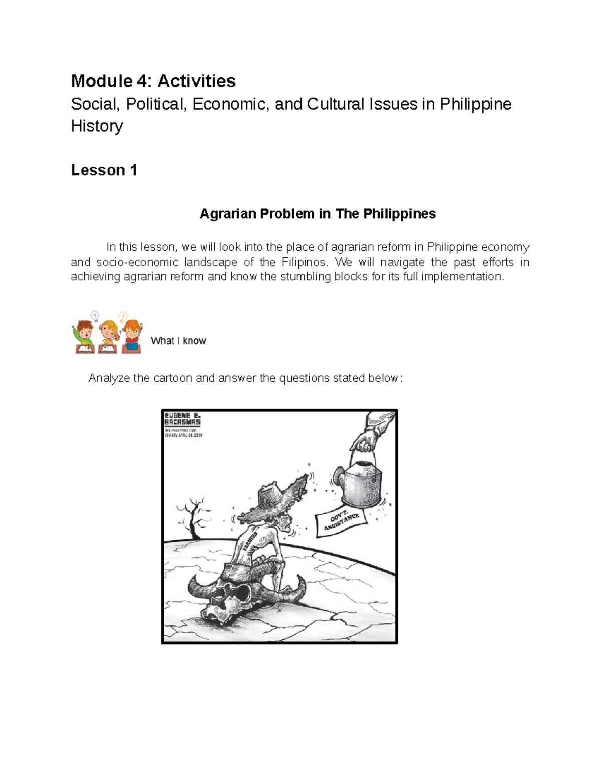 PDF document - Do well - Module 4: Activities Social, Political ...