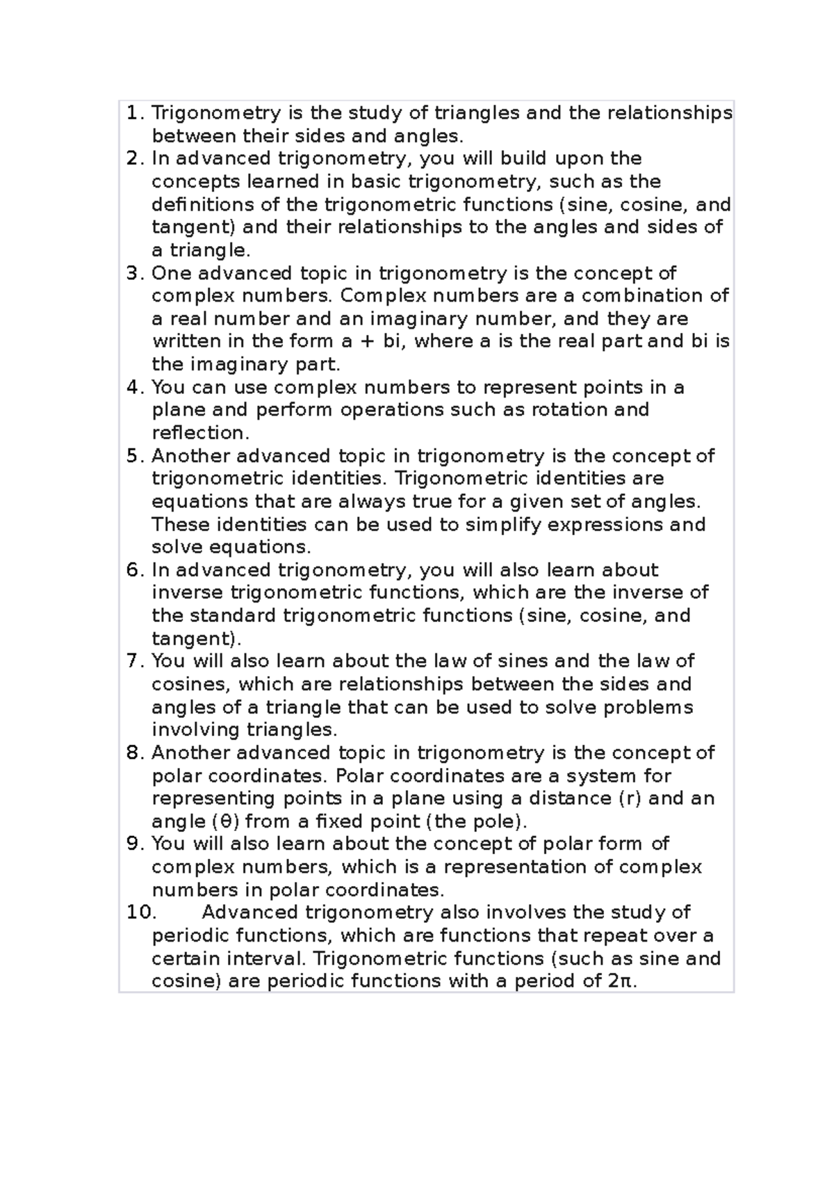 document-fghhgf-trigonometry-is-the-study-of-triangles-and-the