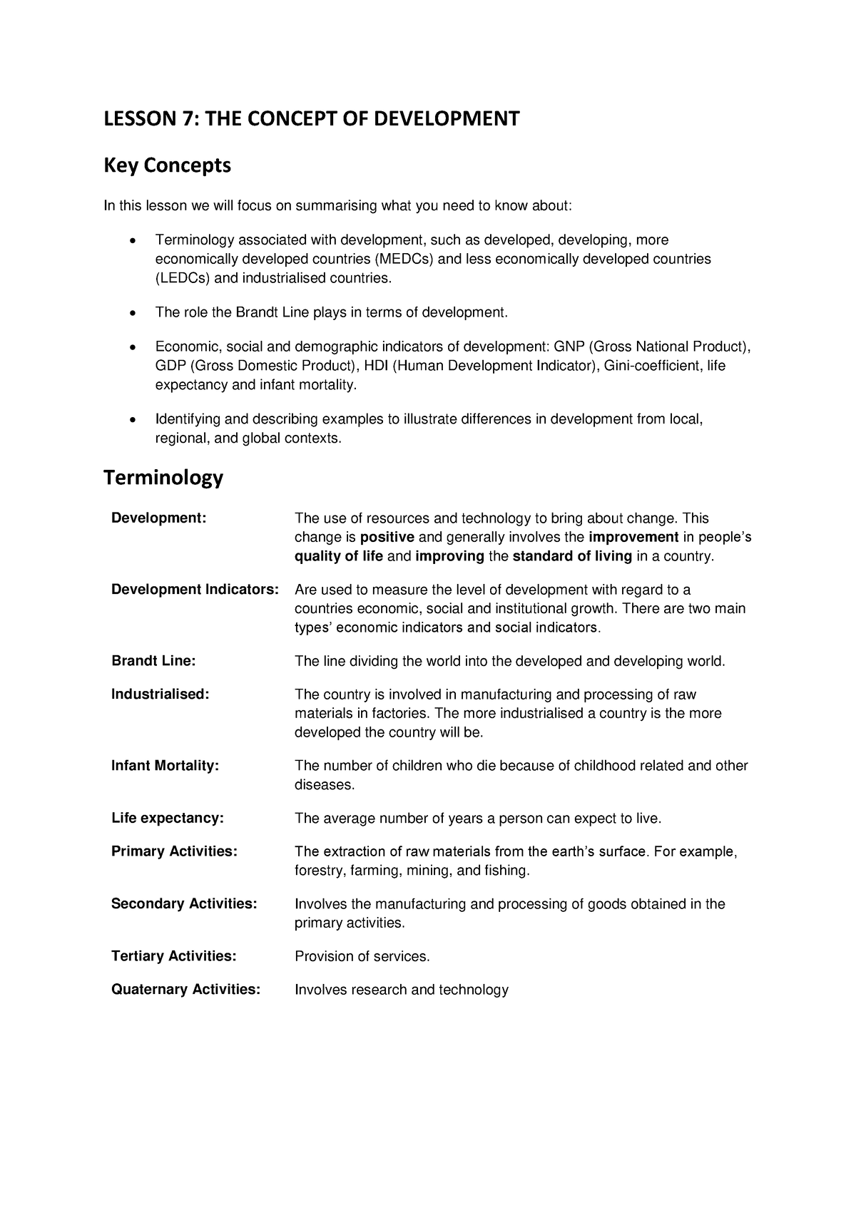 development-geography-lesson-7-the-concept-of-development-key