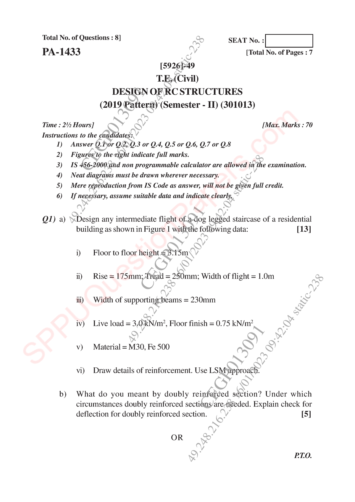 DRCS NOV 22 - Drcs Qustion Paper2022 - [5926]-49 1 Total No. Of ...