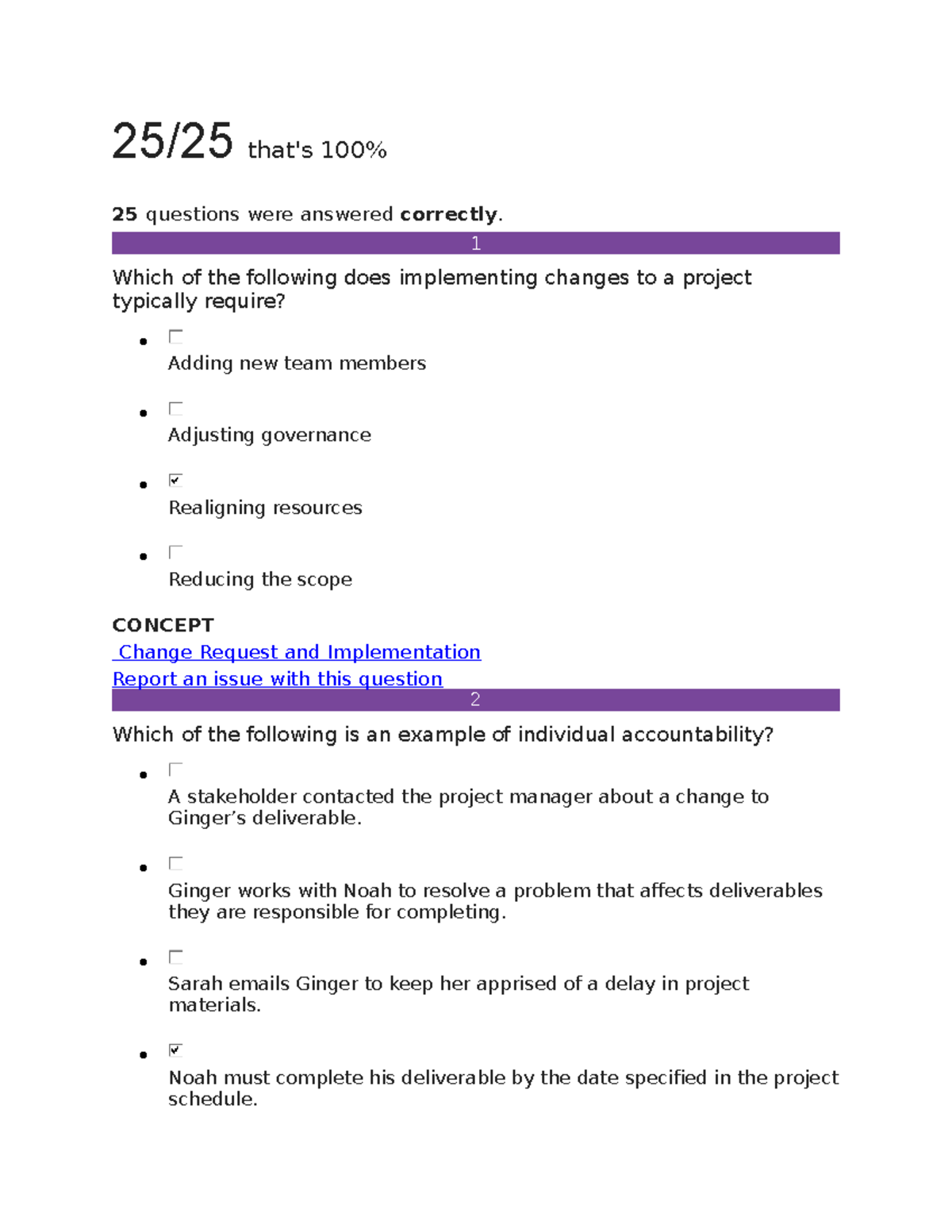 Unit 3 Milestone 3 - 25/25 That's 100% RETAKE 25 Questions Were ...