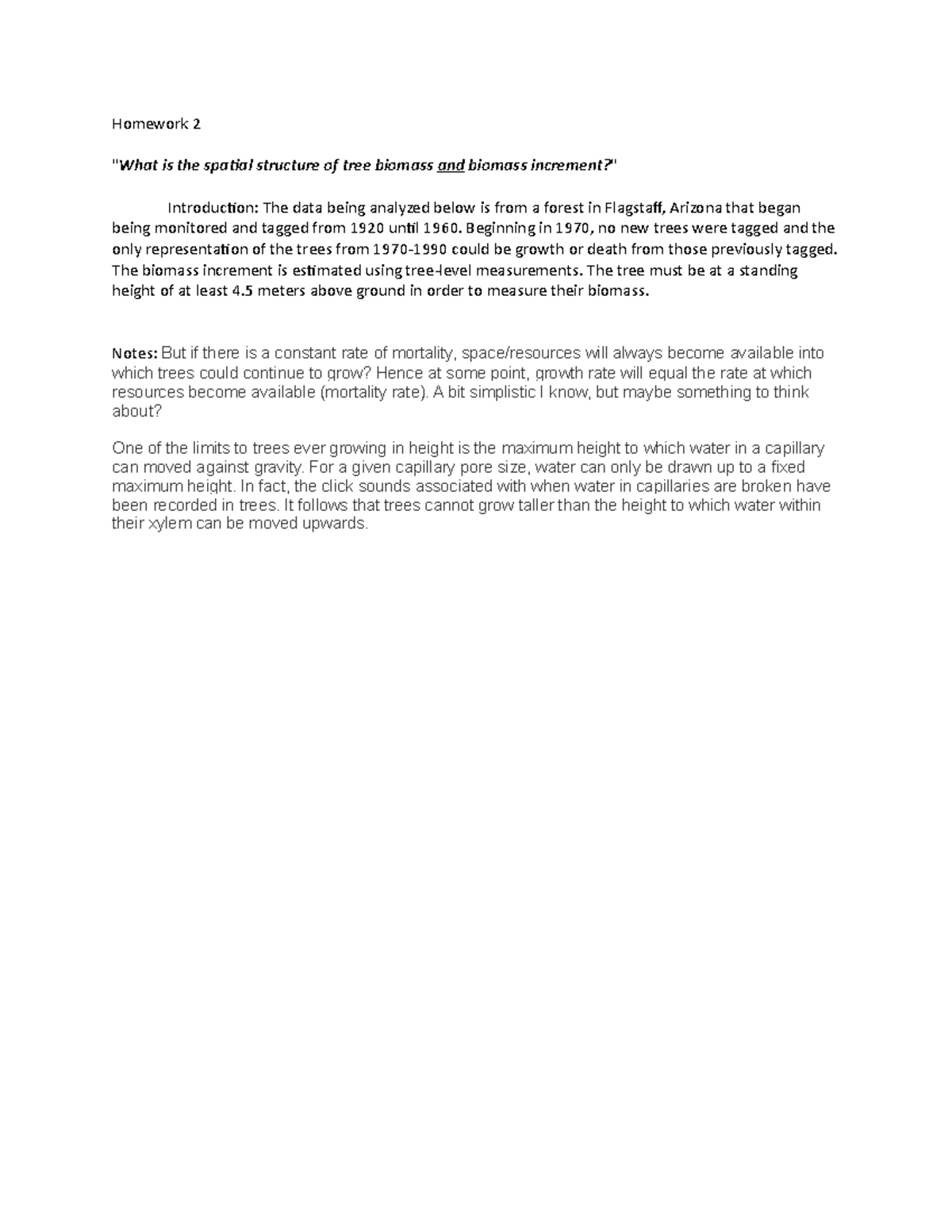 Homework 2 Spatial Analysis - Homework 2 is the spatial structure of ...