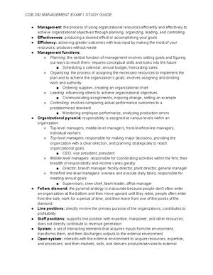 Chapter 1 - cob 300 - o creating a context of change (mission for ...