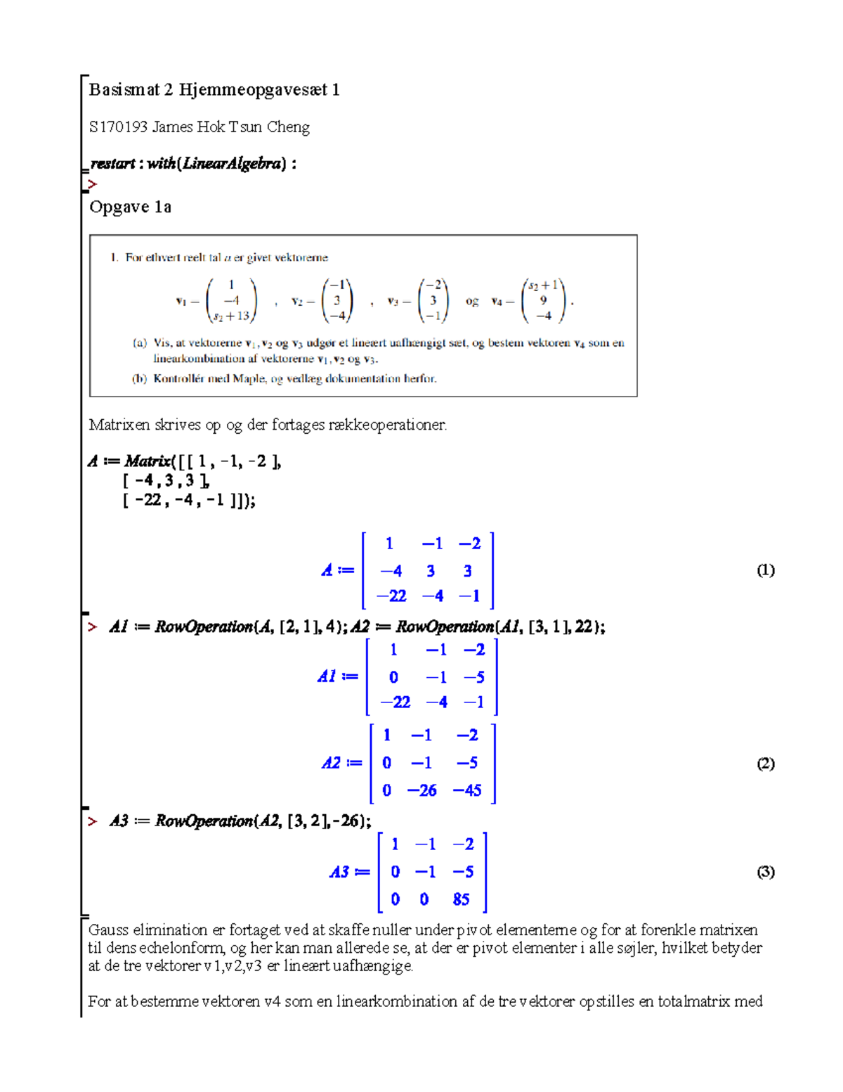 Basismat 2 Hjemmesæt 1 S170193 James Hok Tsun Cheng - (2)(2) > > (1)(1 ...